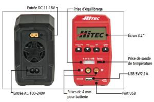 Chargeur Hitec Multicharger X1 RED