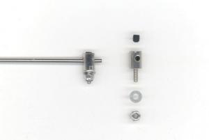 Connecteur de tringleries ø 1,2mm sans clef. 10 pièces
