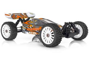 Buggy BX8 Runner Orange type SL charbon RTR 1/8 + accus Lipo + chargeur