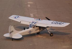 Cessna L19 Bird Dog gris ARF 1,73m
