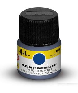 Peinture Heller acrylique 12ml. Bleu de france brillant 014
