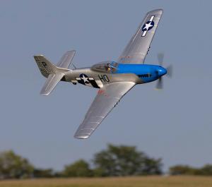 P-51D Mustang 1.2m BNF Basic avec AS3X et SAFE Select