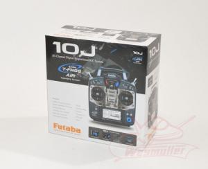 Radio Futaba 10 J 2,4GHz 10/8/0 accu Tx Lipo + chargeur Tx. Mode 1
