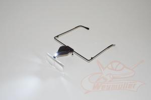 Lunette loupe avec éclairage LED