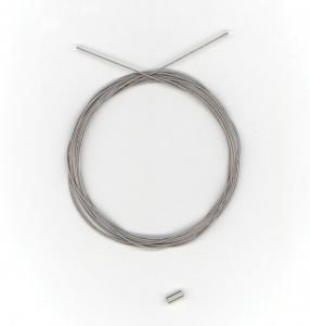 Cable en acier. ø 0,5 mm x 2 m.