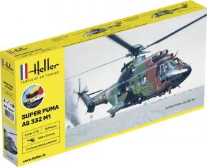 Super Puma AS 332 M1 1/72 + peintures + colle + pinceau