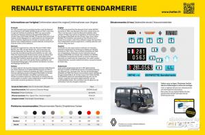 RENAULT Estafette Gendarmerie 1/24