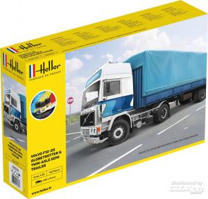 Semi F12-20 Globetrottter 1/32 + peintures + pinceu + colle