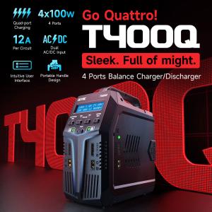 Chargeur T400Q Quattro AC/DC (4x100W)