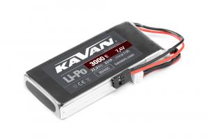 Accu Lipo 7,4V 3000mA prise Graupner / hitec