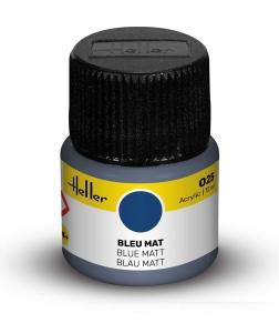 Peinture Heller acrylique 12ml. Bleu mat 025