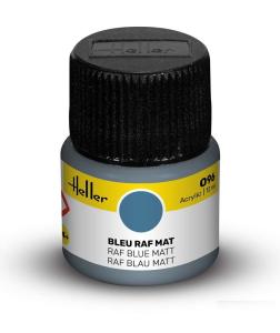 Peinture Heller acrylique 12ml. Bleu RAF mat 096