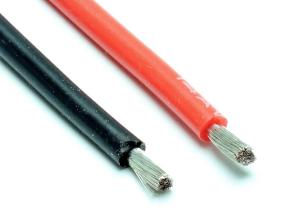 Câble électrique souples ø 4,00mm². 2 x 1m