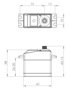 Servo MKS DS9910 58g - 26kgxcm