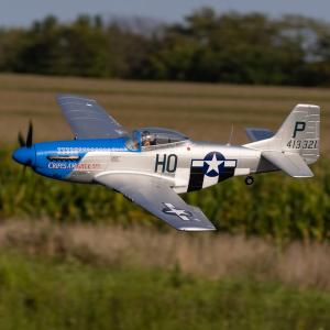 P-51D Mustang 1.2m BNF Basic avec AS3X et SAFE Select