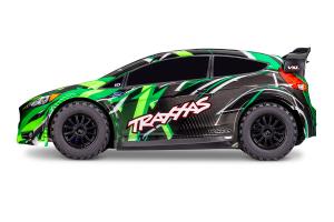 FORD FIESTA RALLY VXL BRUSHLESS CLIPLESS sans accus et sans chargeur. Verte