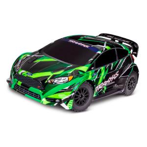 FORD FIESTA RALLY VXL BRUSHLESS CLIPLESS sans accus et sans chargeur. Verte