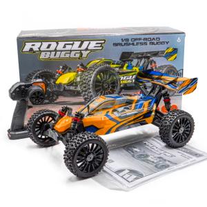 ROGUE Buggy 1/8 Brushless Orange - PACK accus et chargeur