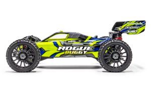 ROGUE Buggy 1/8 Brushless Jaune - PACK accus et chargeur