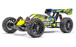 ROGUE Buggy 1/8 Brushless Jaune - PACK accus et chargeur