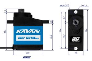 Servo Kavan GO-1013 MG 13g