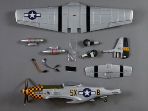 P-51D Mustang PNP 0,75m