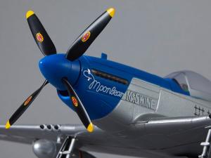 P-51D Mustang PNP 0,75m - bleu