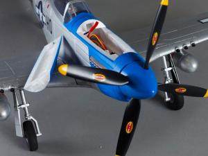 P-51D Mustang PNP 0,75m - bleu