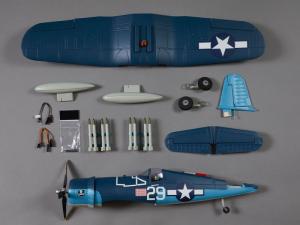 Corsair F4U PNP 0,75m- bleu