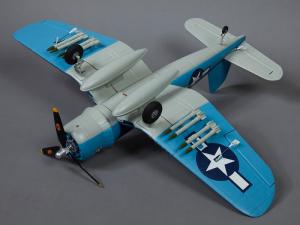 Corsair F4U PNP 0,75m- bleu